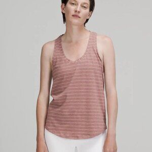 Lululemon Striped Spiced Chai  Love Tank